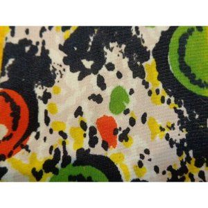 1940s VINTAGE CAVALIER ~SQUARE END MENS DRESS SHIRT SUIT TIE ~WILD COLORS ~ 51"